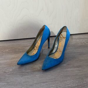Blue Stiletto Sam Edelman Heels
